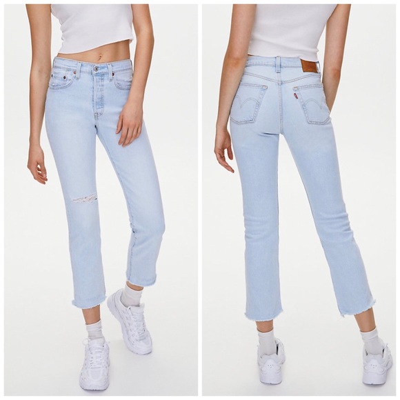 🔥Host Pick🔥 Levi’s 501 High Rise Straight Leg Crop Jean - Picture 4 of 6